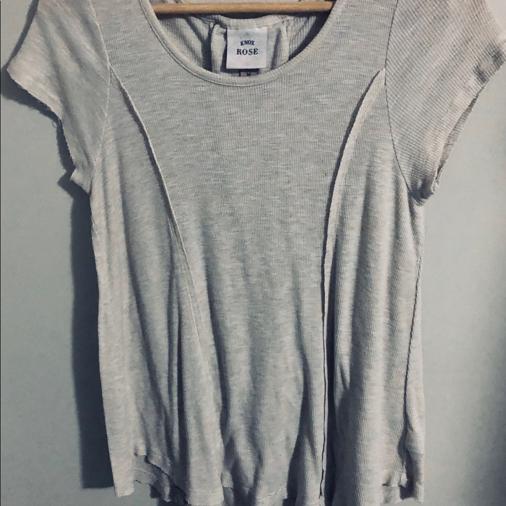 White blouse with corset back